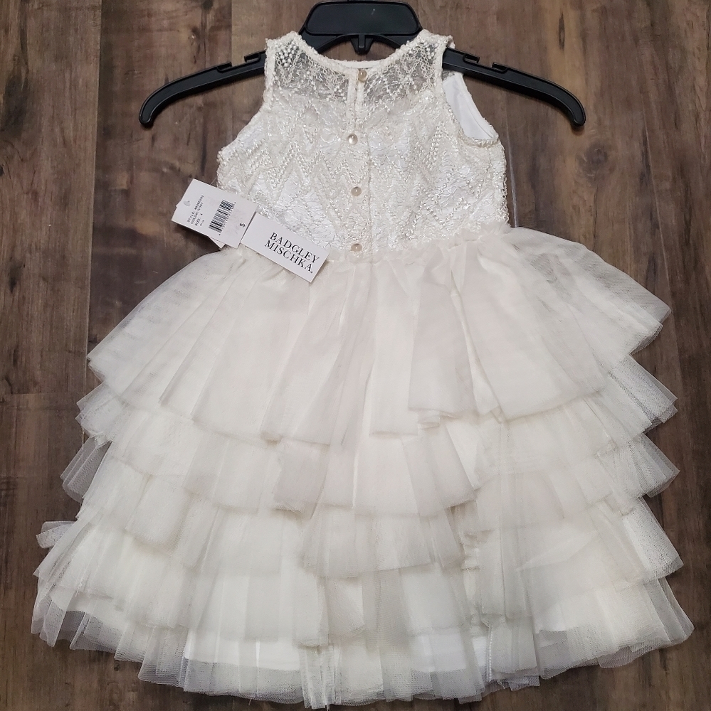 NWT Badgley Mischka little girl Dress - Picture 3 of 5